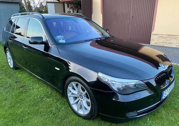 śląskie BMW Seria 5 cena 35500 przebieg: 285000, rok produkcji 2008 z Tychy